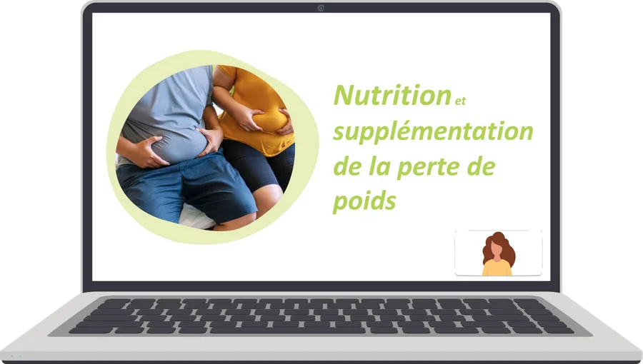 Aperçu d'une formation en e-learning sur un ordinateur portable