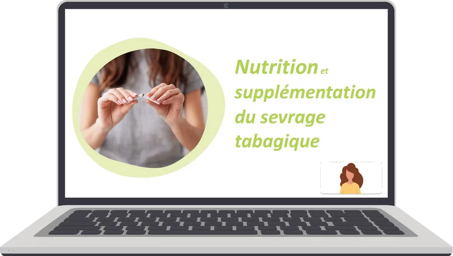 Aperçu du e-learning « Sevrage tabagique » sur un ordinateur portable